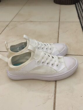 Classic White Converse Low-Top Sneakers